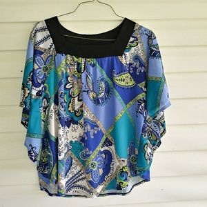 ⚡2 for $15⚡ Multicolored Paisley Blouse